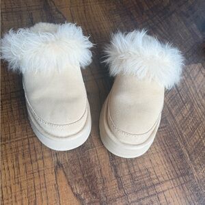 Ugg platform slipper slides shoes